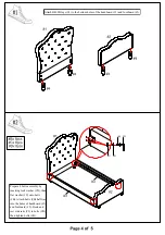 Предварительный просмотр 16 страницы Furniture of America CM7884EK/CK Assembly Instructions Manual