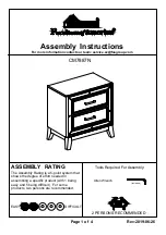 Furniture of America CM7887N Assembly Instructions preview