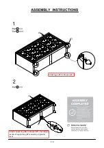 Preview for 6 page of Furniture of America CM7891D Assembly Instructions Manual