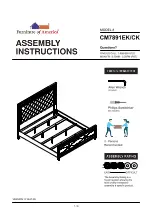 Preview for 10 page of Furniture of America CM7891Q Assembly Instructions Manual