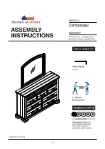 Furniture of America CM7894D Assembly Instructions Manual preview