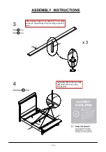 Preview for 8 page of Furniture of America CM7894F-Q Assembly Instructions Manual