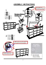 Preview for 6 page of Furniture of America CM7898D Assembly Instructions Manual