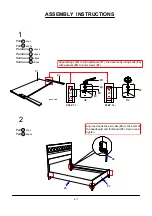 Preview for 6 page of Furniture of America CM7898Q Assembly Instructions Manual