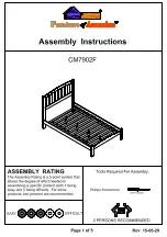 Preview for 5 page of Furniture of America CM7902F Assembly Instructions Manual