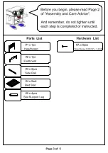 Preview for 7 page of Furniture of America CM7902F Assembly Instructions Manual
