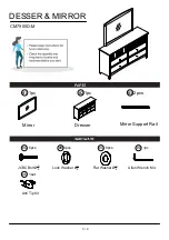 Предварительный просмотр 5 страницы Furniture of America CM7905D-M Assembly Instructions Manual