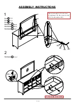 Предварительный просмотр 7 страницы Furniture of America CM7905D-M Assembly Instructions Manual