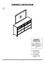 Предварительный просмотр 8 страницы Furniture of America CM7905D-M Assembly Instructions Manual