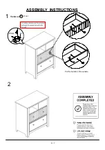 Preview for 6 page of Furniture of America CM7905TV Assembly Instructions Manual