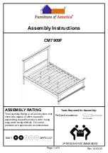 Preview for 1 page of Furniture of America CM7909F Assembly Instructions