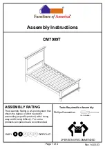 Furniture of America CM7909T Assembly Instructions preview