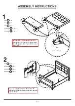 Preview for 6 page of Furniture of America CM7913Q Assembly Instructions Manual