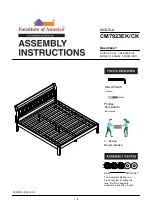 Furniture of America CM7923CK Assembly Instructions Manual preview