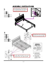 Preview for 9 page of Furniture of America CM7923F Assembly Instructions Manual