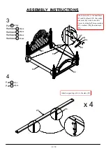 Preview for 9 page of Furniture of America CM7926ECK Assembly Instructions Manual