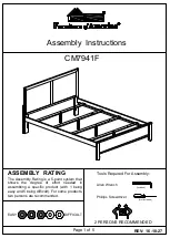 Preview for 1 page of Furniture of America CM7941F Assembly Instructions