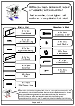 Preview for 3 page of Furniture of America CM7941F Assembly Instructions