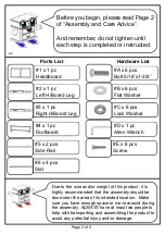 Preview for 3 page of Furniture of America CM7941T Assembly Instructions