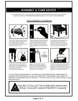 Preview for 2 page of Furniture of America CM7946F 1 Assembly Instructions Manual