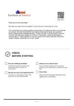 Preview for 2 page of Furniture of America CM7952C Assembly Instructions Manual