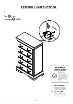 Preview for 6 page of Furniture of America CM7952C Assembly Instructions Manual