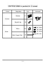 Preview for 6 page of Furniture of America CM7952D Assembly Instructions Manual