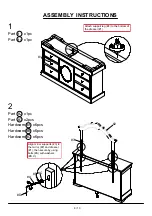 Preview for 8 page of Furniture of America CM7952D Assembly Instructions Manual