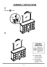 Preview for 9 page of Furniture of America CM7952D Assembly Instructions Manual