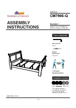 Preview for 1 page of Furniture of America CM7966-Q Assembly Instructions Manual