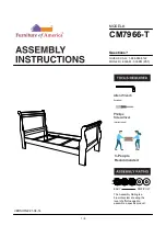 Furniture of America CM7966-T Assembly Instructions Manual preview