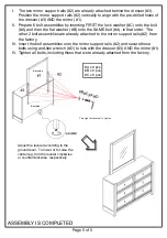 Preview for 5 page of Furniture of America CM7970D Assembly Instructions