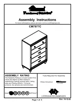 Furniture of America CM7977C Assembly Instructions preview