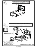 Предварительный просмотр 5 страницы Furniture of America CM7979CK Assembly Instructions Manual