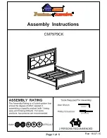 Предварительный просмотр 6 страницы Furniture of America CM7979CK Assembly Instructions Manual