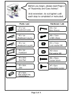 Предварительный просмотр 8 страницы Furniture of America CM7979CK Assembly Instructions Manual