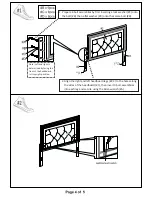 Предварительный просмотр 9 страницы Furniture of America CM7979CK Assembly Instructions Manual