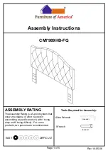 Furniture of America CM7989HB-FQ Assembly Instructions preview