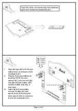 Preview for 4 page of Furniture of America CM7989HB-FQ Assembly Instructions