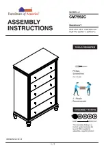 Preview for 1 page of Furniture of America CM7992C Assembly Instructions Manual