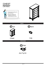 Preview for 5 page of Furniture of America CM7992C Assembly Instructions Manual