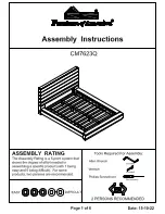 Furniture of America Coimbra Eastern CM7623Q Assembly Instructions Manual preview