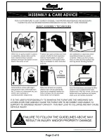 Preview for 2 page of Furniture of America Coimbra Eastern CM7623Q Assembly Instructions Manual