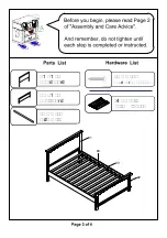 Preview for 3 page of Furniture of America Colin CM7909A-P-T Assembly Instructions Manual