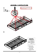 Preview for 8 page of Furniture of America Colin CM7909A-TR Assembly Instructions Manual