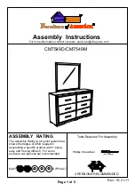 Furniture of America Conwy CM7549M Assembly Instructions preview