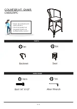 Preview for 5 page of Furniture of America Cooper II CM3529PC Assembly Instructions Manual