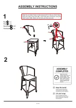 Preview for 6 page of Furniture of America Cooper II CM3529PC Assembly Instructions Manual