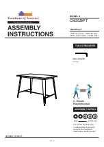 Furniture of America Cooper II CM3529PT Assembly Instructions Manual preview