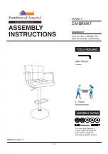 Preview for 1 page of Furniture of America Corfu CM-BR6917 Assembly Instructions Manual